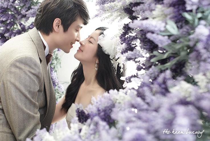 поцелуй на корейской свадьбе